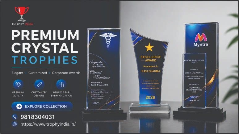 Corporate Trophy Events | Crystal & Glass Trophy for Premium Awards