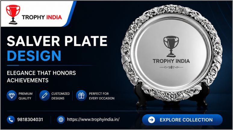 Premium Silver Plates for Awards, Defence, Retirement & Corporate Gifting in India