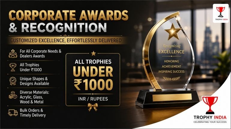 Corporate Awards and Recognition Under 1000 Rupees