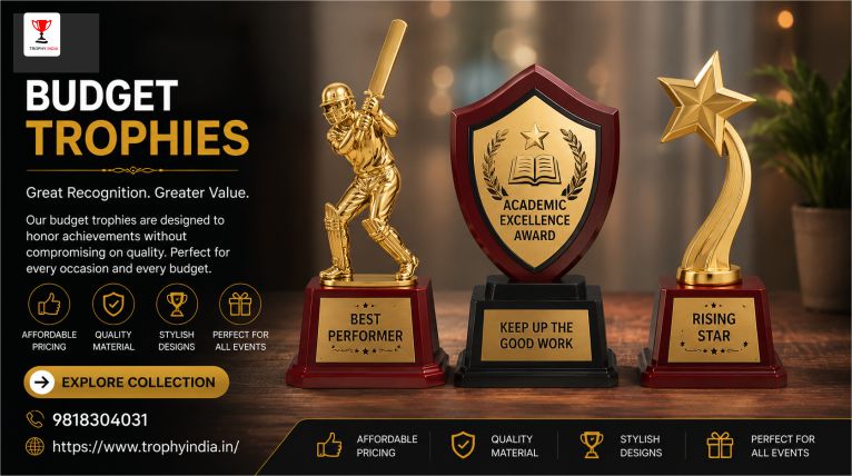 Affordable Glass Trophies Under 1000 Rupees Premium Corporate Awards at Budget Price