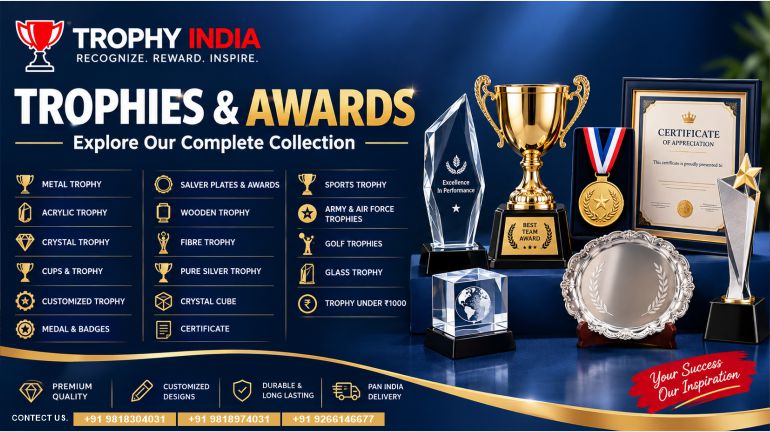 Trophy Manufacturers in Gurgaon Delhi and Noida for Premium Corporate Awards and Customized Trophies