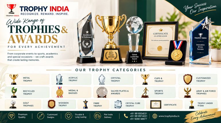 Acrylic Trophy Manufacturers in Delhi NCR for Budget Friendly and Customized Awards