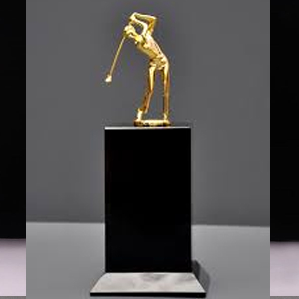 Plain Designer Golden Glass Award