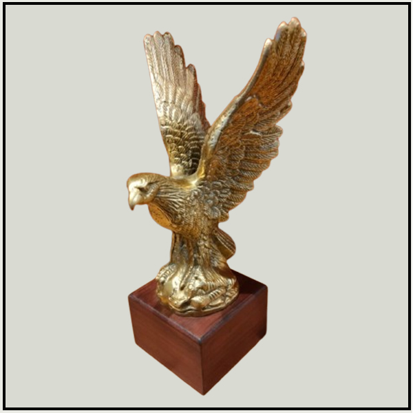 Golden Flying Eagle Statue