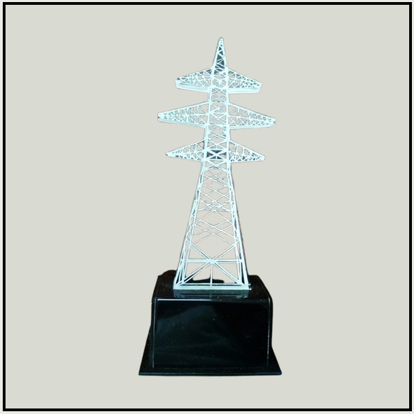 Twin tower miniature Trophy