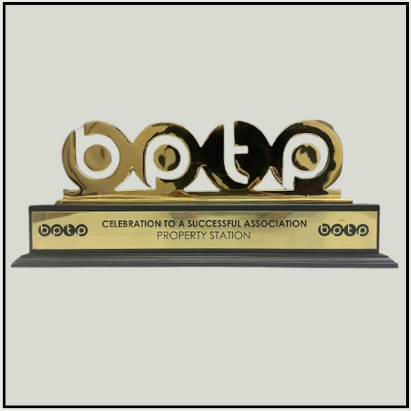 4 Circle Corporate Gift Metal Award Trophy