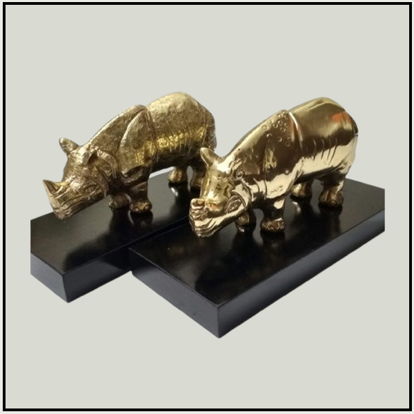 Brass One-Horned Rhino – The Pride of Assam Regiment
