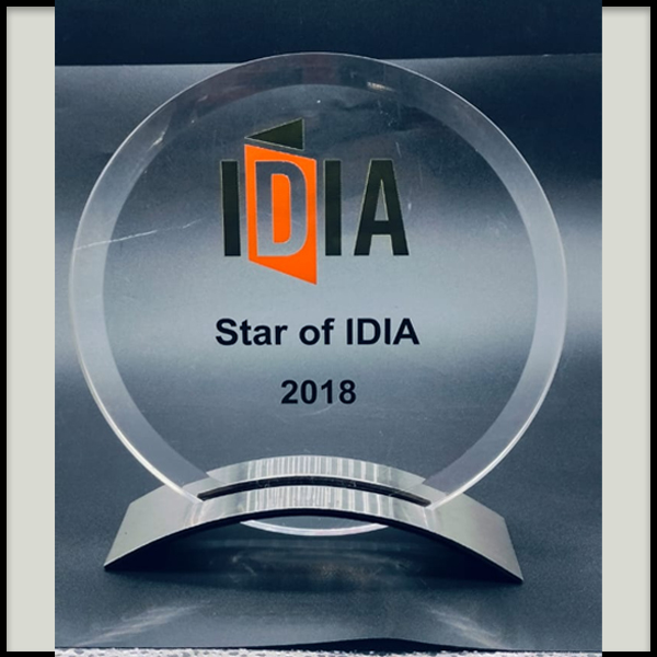 Round Acrylic Corporate Trophy