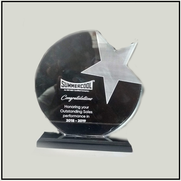 Star Performance Acrylic Trophy