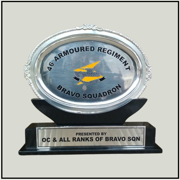 Oval Regiment Salver Awards