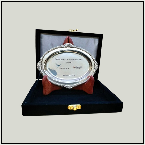 Custom Anniversary Photo Salver