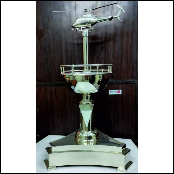 Custom Helicopter Aviation Trophies | Air Force & Defense Awards Delhi NCR
