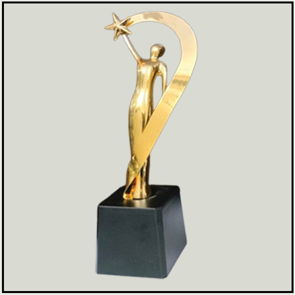 Luxury Metal Achievement Awards | Custom Corporate Trophies Delhi NCR