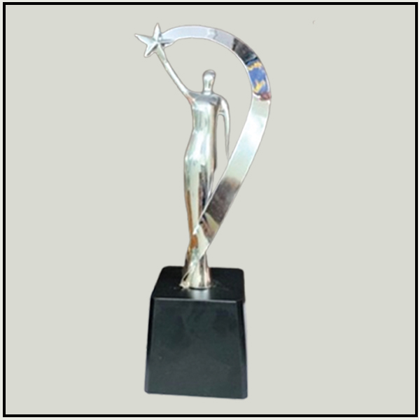 Custom Silver Metal Achievement Awards | Corporate Trophies Delhi NCR