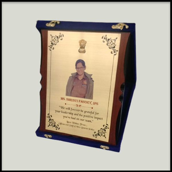 Custom IPS/IAS Official Recognition Plaques | Government Mementos Delhi