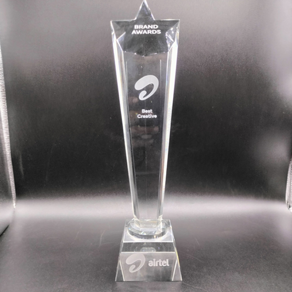 Premium Crystal Trophies Manufacturers | Leading Star Awards India