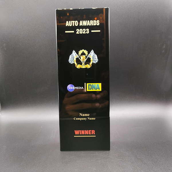 Premium Black Crystal Awards | Leading Crystal Trophy Manufacturers India