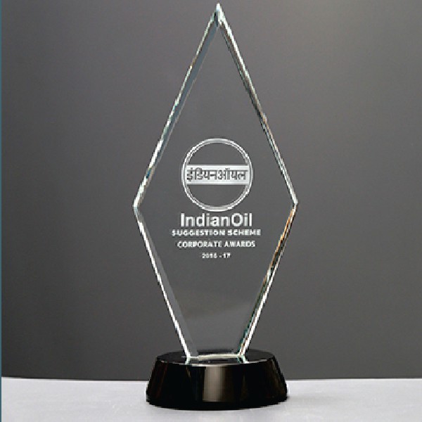 Customised MVP Achievement Award | Vibrant UV Printed Glass Trophy