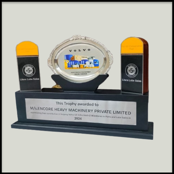 Bespoke Corporate Milestone Awards | Custom Machinery Trophies Delhi NCR