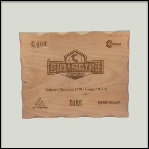 Custom Laser Engraved Wood Plaques | Eco-Friendly Awards Delhi NCR