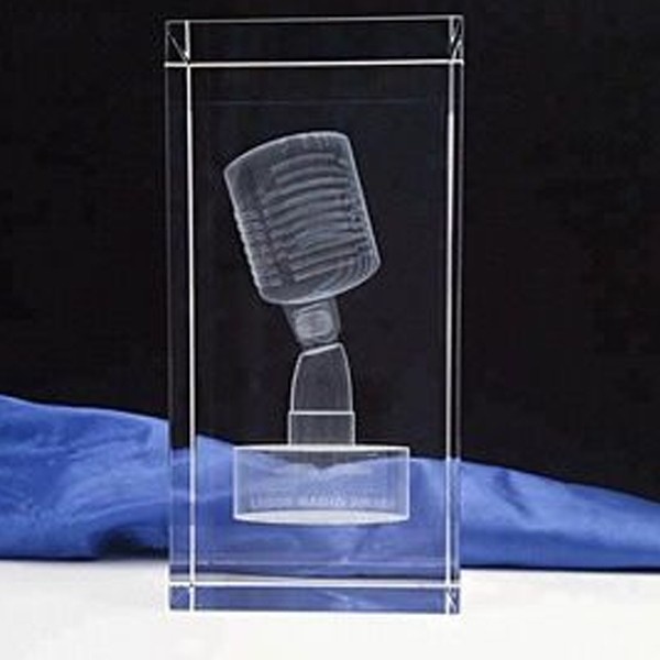Customised Anchor Glass Award | Premium Maritime & Naval Achievement Trophy