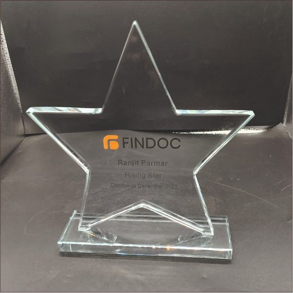 Custom Star Glass Award Manufacturer Delhi NCR