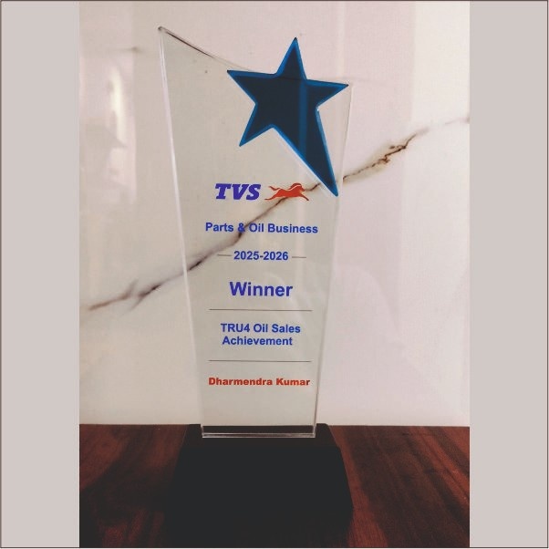 Custom Sales Achievement Glass Trophy Manufacturer Delhi NCR
