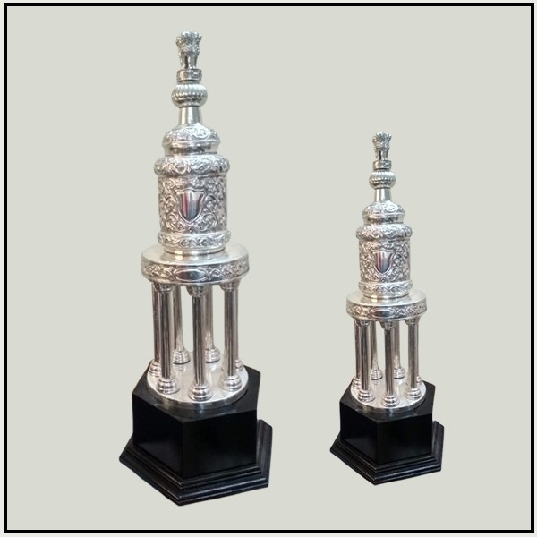 Premium Silver Ashoka Pillar Trophy – National Heritage Series