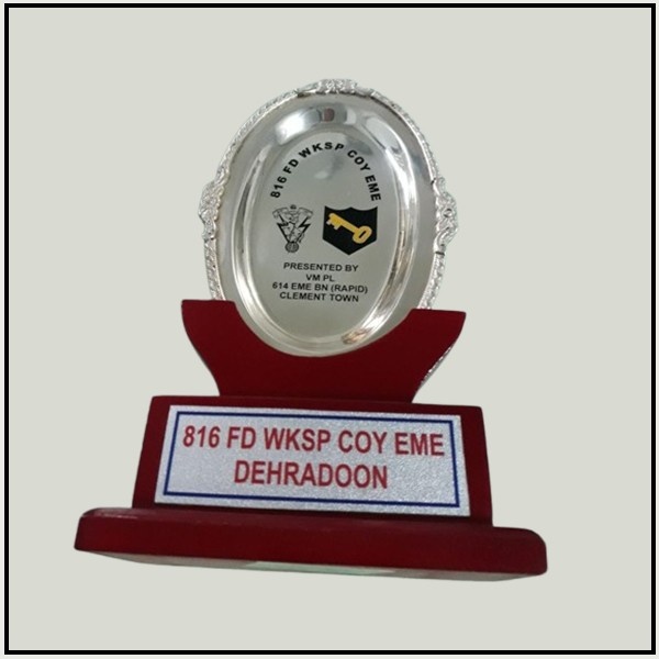 Customizable Salver Plate Trophies - Budget Friendly & Unbreakable