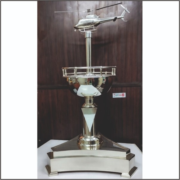Custom Helicopter Aviation Trophies | Air Force & Defense Awards Delhi NCR