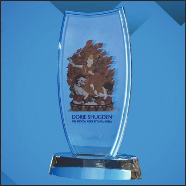 Custom Religious Acrylic Trophy | Divine Digital Print Award Delhi
