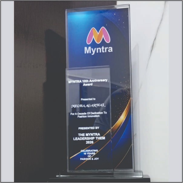 Premium Dual-Panel Corporate Crystal Trophy Award