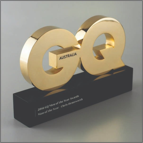 Premium Handcrafted Custom Logo Metal Trophy | TrophyIndia