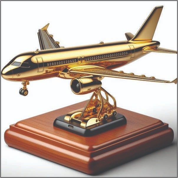 Premium Air Force Aircraft Models - Golden Aviation Trophies India