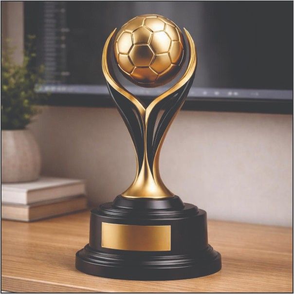 Premium Gold & Black Sports Trophy Award | TrophyIndia