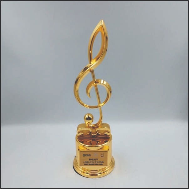 Handcrafted Music & Performance Trophy