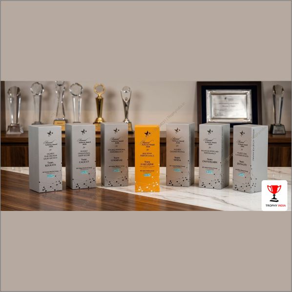 Buy Premium Customized Wooden Trophies with In-House UV Printing - Trophy In