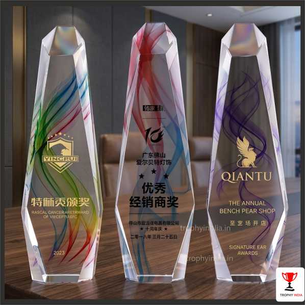 Premium Crystal Trophies & Awards for Corporate & Government Excellence