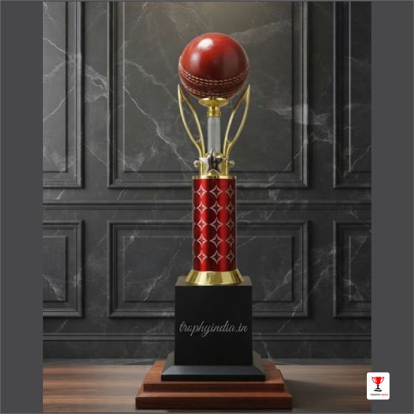 Premium Handcrafted Metal Cricket Tournament Championship Trophy | TrophyIndia