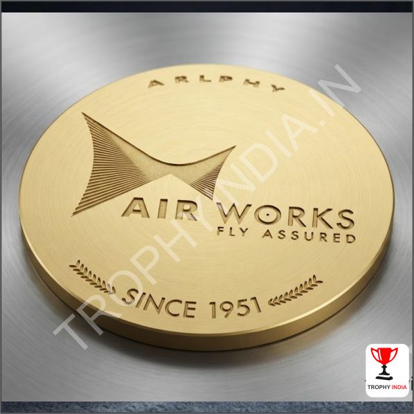 Custom Metal & Brass Medals - Etched & Engraved Medallions