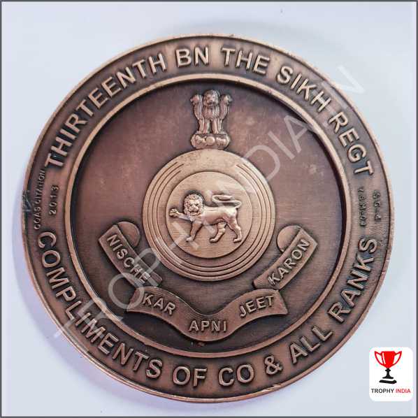 Custom Metal & Brass Medals - 3D Relief, Etched & Engraved Medallions (8-12mm)
