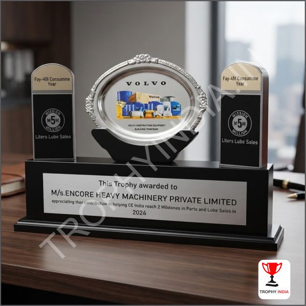 Bespoke Corporate Milestone Awards | Custom Machinery Trophies Delhi NCR