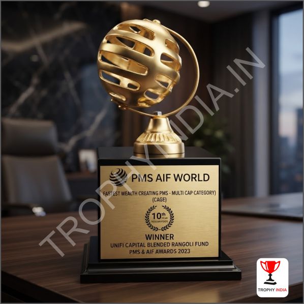 Global Business Excellence Awards | Customized Gold Trophies Delhi NCR