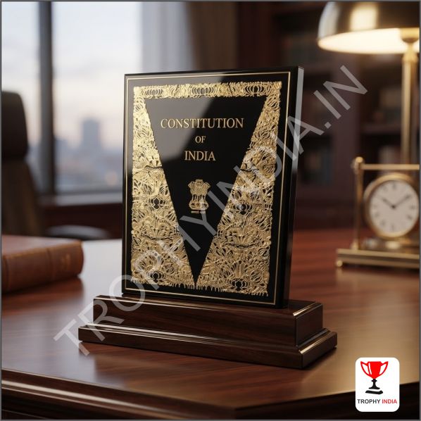 Premium Customized Government Sector Award | Constitution of India Memento