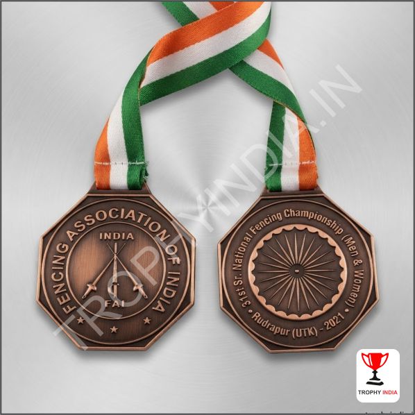 Custom National Sports Championship Medals Manufacturer Delhi NCR
