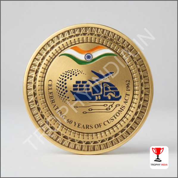 Custom Brass Metal Badges with Magnet Manufacturer Delhi NCR