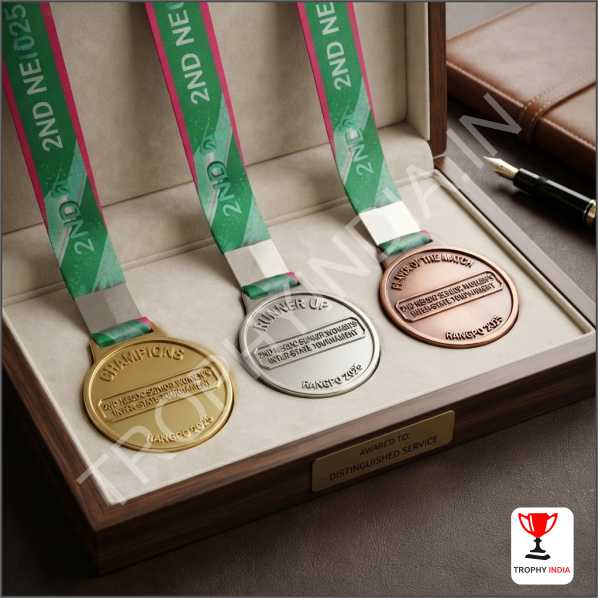 Custom Medal Manufacturer in Delhi NCR | Trophy India