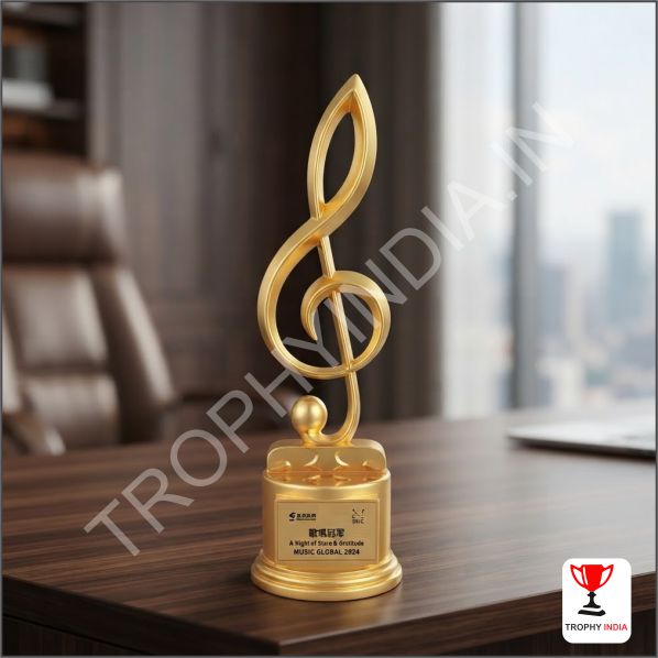Handcrafted Music & Performance Trophy