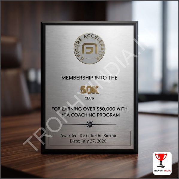Coaching Achievement Plaques | Custom Membership Awards Delhi NCR