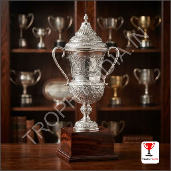 Metal Handcrafted Customized Cups and Trophies in India